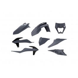 Kit plastique POLISPORT gris nardo KTM Kit plastique POLISPORT gris nardo KTM